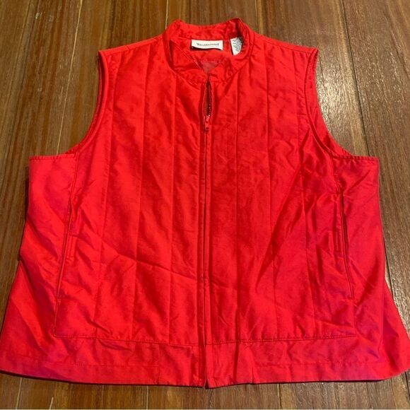 Westbound Women’s Red Quilted Vest L - Picture 1 of 7